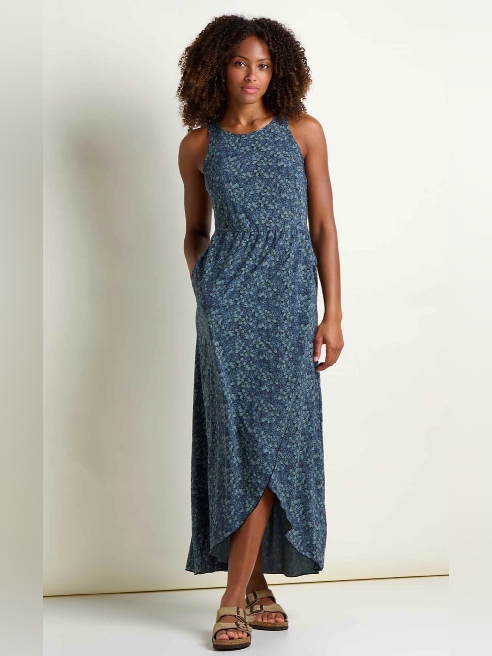 Toad & Co Sunkissed Maxi Dress Open Back Women's Size Small A Line New